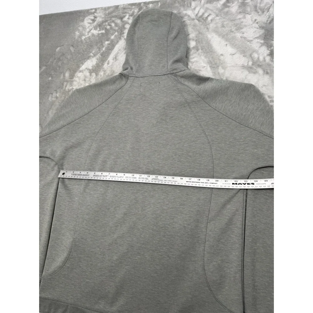Nike Air Jordan EYBL Hoodie Mens XL Gray Full Zip Jacket Sweatshirt Fleece Tech